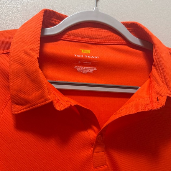 Men's Orange Polo Shirt NWT - Picture 2 of 5